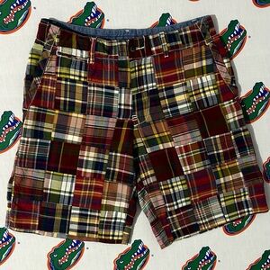 Mens Vintage VTG Y2K 90s Style Polo Ralph Lauren Crazy Patchwork Shorts Size 32